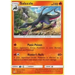 POKEMON CARD SALAZZLE 26/156 NO 758 TOXIC LIZARD POKEMON TCG CCG - Image 1