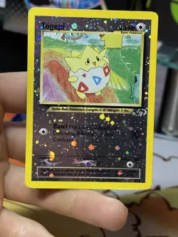 Togepi 4/18 Southern Islands 2001 Holo Rare WOTC Pokemon Card TCG - Image 3