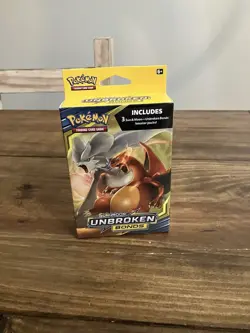 Pokemon Sun & Moon Unbroken Bonds 3-Pack Hanger Box Brand New Factory Sealed TCG - Image 1