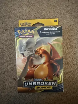 Pokemon Sun & Moon Unbroken Bonds 3-Pack Hanger Box Brand New Factory Sealed TCG - Image 1