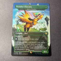 Paradise Chocobo - Birds of Paradise Foil - FIC #0483 Final Fantasy MTG - Image 1