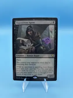 Opposition Agent Commander Legends Foil Rare Black Human Rogue 141 2020 MTG - Image 1