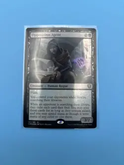 Opposition Agent Commander Legends Foil Rare Black Human Rogue 141 2020 MTG - Image 3
