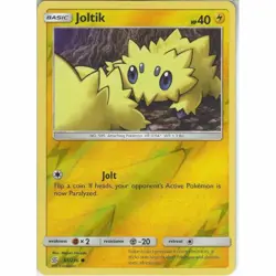 POKEMON CARD REVERSE HOLO JOLTIK 61/236 NO 595 ATTACHING POKEMON TCG CCG - Image 1