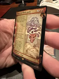 There and Back Again (Scrolls Foil) Lord of the Rings 602 NM w/Smaug Token - Image 3