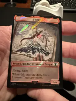 There and Back Again (Scrolls Foil) Lord of the Rings 602 NM w/Smaug Token - Image 5