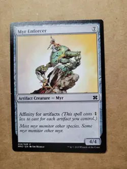 MTG Myr Enforcer LP Modern Masters 2015 Edition Magic MM2 224/249 BULK DISCOUNT - Image 1