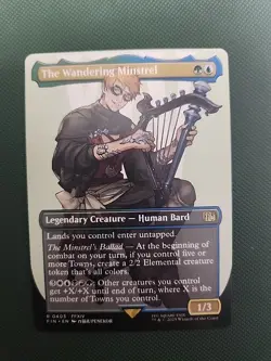 The Wandering Minstrel (Borderless) FINAL FANTASY MTG - Image 1