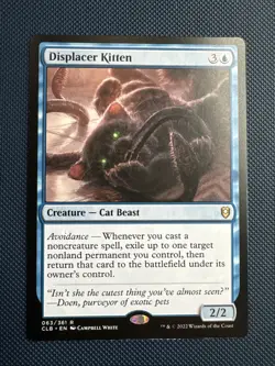 MTG Displacer Kitten - Commander Legends: Battle for Baldur's Gate (CLB) NM - Image 1