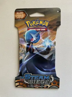 Pokemon TCG Steam Siege Booster Pack Complete Art Set, 4 Packs, Sealed - Image 2