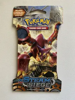 Pokemon TCG Steam Siege Booster Pack Complete Art Set, 4 Packs, Sealed - Image 3