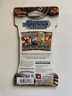 Pokemon TCG Steam Siege Booster Pack Complete Art Set, 4 Packs, Sealed - Image 4