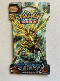 Pokemon TCG Steam Siege Booster Pack Complete Art Set, 4 Packs, Sealed - Image 5