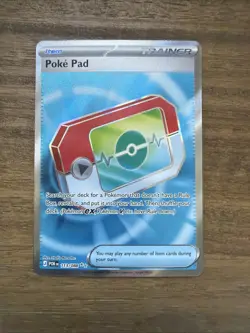 Pokemon Poke Pad 132/088 Full Art Ultra Rare Holo POR Set Trainer Item - Image 1