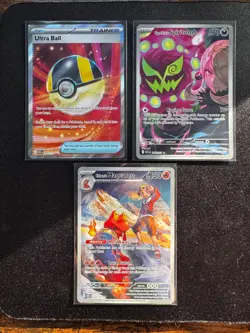 Pokemon TCG - Ascended Heros cards 2 IR & 1 Ultra Rare (lot of 3) NM - Image 1