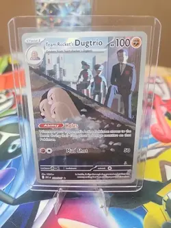 Team Rocket's Dugtrio 239/217 Pokemon TCG Ascended Heroes Illustration Rare - Image 1