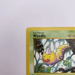 Weedle 69/102 1st Edition Shadowless Base Non Common MP WOTC Pokemon TCG Vintage - Image 3