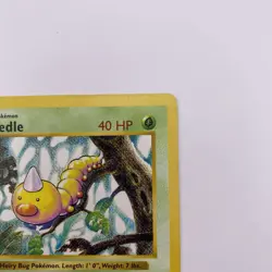 Weedle 69/102 1st Edition Shadowless Base Non Common MP WOTC Pokemon TCG Vintage - Image 4