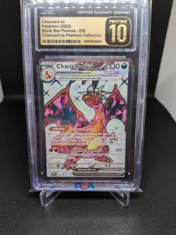 Pokemon TCG Charizard EX SVP056 Black Star Promo CGC Pristine 10 - Image 1