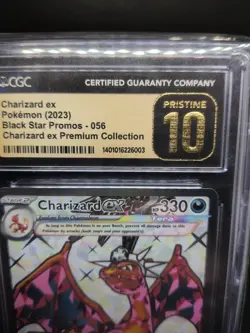 Pokemon TCG Charizard EX SVP056 Black Star Promo CGC Pristine 10 - Image 2