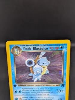 Pokemon TCG Dark Blastoise Holo Rare 1st Edition MP - Image 2