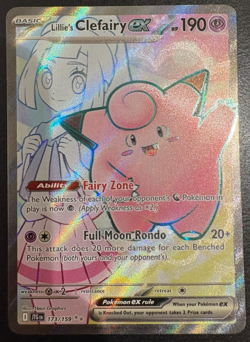 Pokemon TCG Lillie's Clefairy Journey Together 173/159 Ultra Rare NM - Image 1
