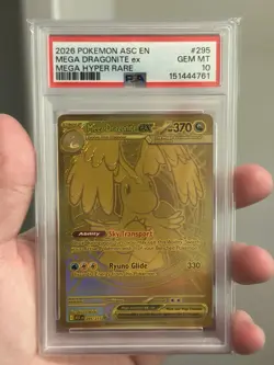 Pokemon Mega Dragonite Ex 295/217 ASC EN Mega Hyper Rare PSA 10 - Image 4