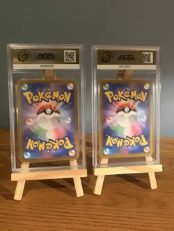 Pokemon TCG 2x AGS Graded 10 Japanese Cards Helioptile and Nymble - Image 4
