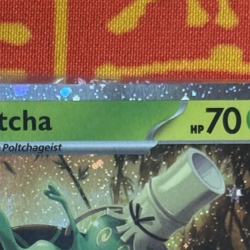 POKEMON TCG SINISTCHA 022/167 HOLO STAMPED TWILIGHT MASQUERADE BEST BUY PROMO - Image 3