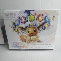 2 x Pokemon Prismatic Evolutions Pokemon Center Sealed ETBs Elite Trainer Boxes - Image 2