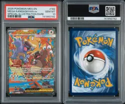 2025 Pokemon TCG Mega Kangaskhan EX 182/132 Special Illustrations Rare PSA 10 🔥 - Image 3