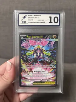 RKT 10 Perfect Subgrades Mega Zygarde EX 120 Perfect Order Pokemon TCG SIR - Image 3