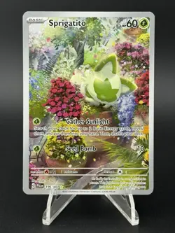 Pokemon 2023 Paldea Evolved Sprigatito 196/193 IR NM - Image 1