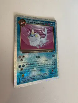 Pokemon Dark Vaporeon 9/110 Legendary Collection Reverse Holo LP - Image 3