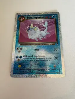 Pokemon Dark Vaporeon 9/110 Legendary Collection Reverse Holo LP - Image 4