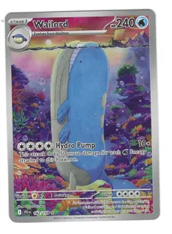 Pokemon TCG: Wailord (Illustration Rare) - 162/159 - S&V Journey Together - NM - Image 1