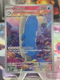 Pokemon TCG: Wailord (Illustration Rare) - 162/159 - S&V Journey Together - NM - Image 3