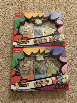 Pokemon TCG Ascended Heroes First Partners Pin Collection Lot Of 2 - Image 1