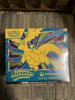 Pokemon TCG Ascended Heroes Pokemon Center ETB Elite Trainer Box Sealed - Image 1