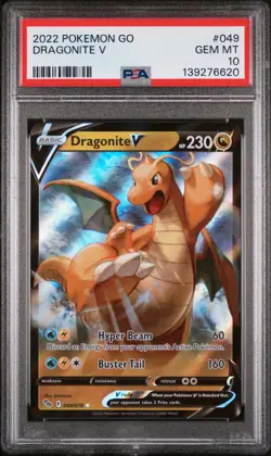 Dragonite V 049/078 - Pokemon GO Holo (PSA 10) - Image 1