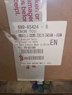 Pokemon TCG Crown Zenith Zacian Figure Collection Box - CASE FACTORY SEALED - Image 2