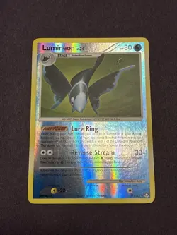 Pokemon 11/123 Lumineon Mysterious Treasures Reverse Holo Rare - Image 3