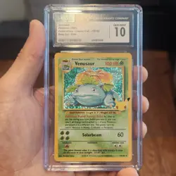 2021 Pokemon Celebrations Venusaur CGC 10 Gem Mint 15/102 - Image 1