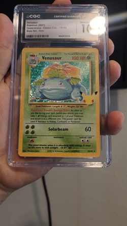 2021 Pokemon Celebrations Venusaur CGC 10 Gem Mint 15/102 - Image 2