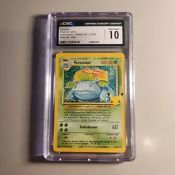 2021 Pokemon Celebrations Venusaur CGC 10 Gem Mint 15/102 - Image 4