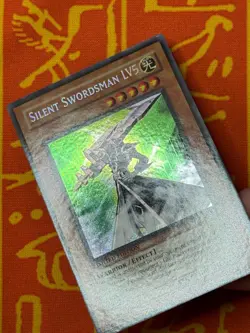 YUGIOH SILENT SWORDSMAN LV5 SECRET RARE EXCELLENT EEN-ENSE4 - Image 4