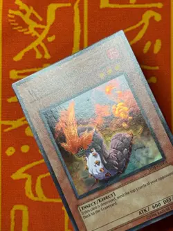 YUGIOH WARM WORM SUPER RARE NEAR MINT TF04-EN001 - Image 3