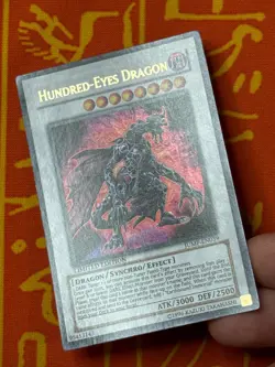YUGIOH HUNDRED-EYES DRAGON ULTRA RARE EXCELLENT JUMP-EN039 - Image 4