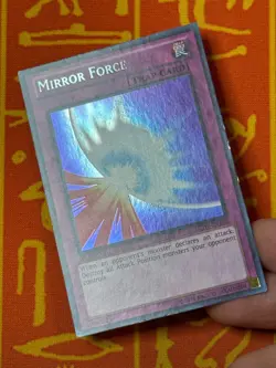 YUGIOH MIRROR FORCE SECRET RARE 1ST EDITION LIGHT PLAY LCJW-EN130 NA PRINT - Image 3