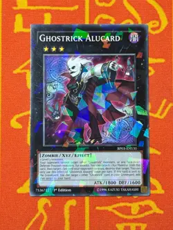 YUGIOH GHOSTRICK ALUCARD SHATTERFOIL RARE NM BP03-EN131 - Image 1